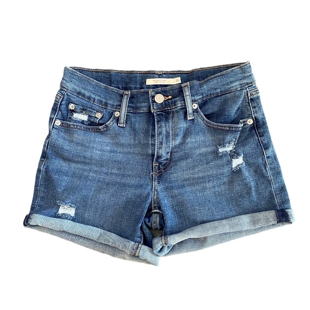 Levi’s Jean Short 26 Mid Length Denim